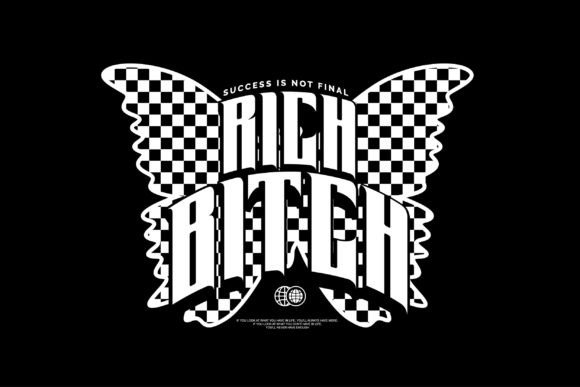 Butterfly Graphic Tee Design Templates: Urban Aesthetic