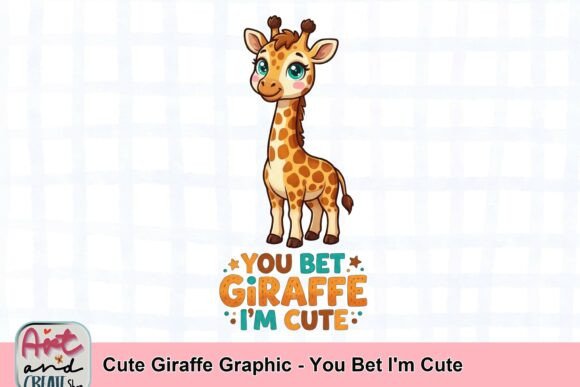 Cute Giraffe Graphic: A Whimsical Design Asset for Your Brand