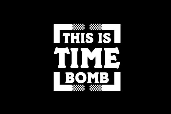 Explode Your Brand's Style with This Time Bomb Graphic Tee Design