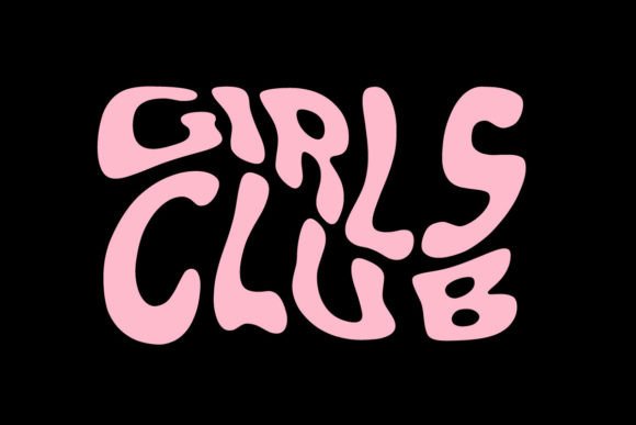Girls Club Graphic Design: Aesthetic Quotes for Streetwear and Merch