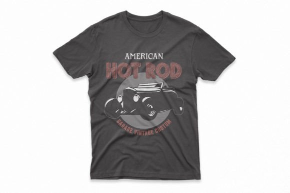 Hotrod Vector Car T-Shirt Design: A Premium Asset for Creators