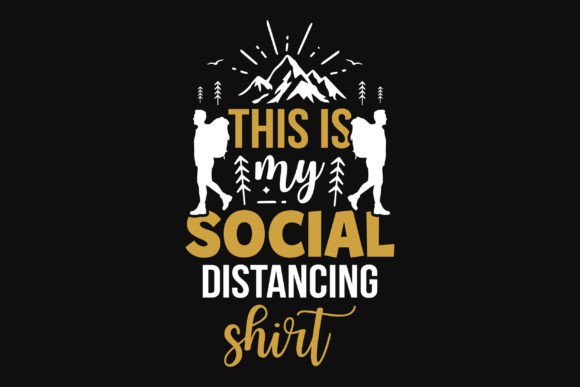 Mountain Hiking Graphic Tshirt Design: For Your POD Business
