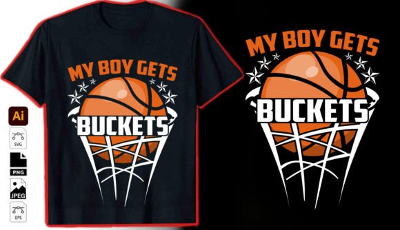 My Boy Gets Buckets: A Graphic Vector for Bold Branding
