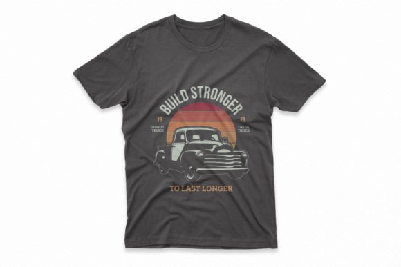 Old Vintage Truck T-Shirt Design: A Graphic for Nostalgic Branding