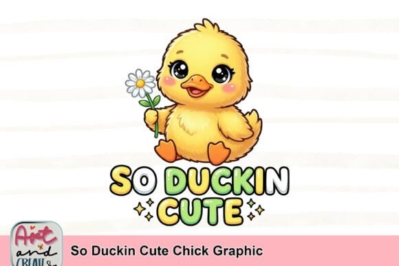 So Duckin Cute Chick Graphic: A Design Asset That Sells