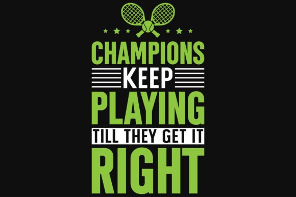 Tennis Playing Graphic Tshirt Design: Score an Ace in Your POD Business